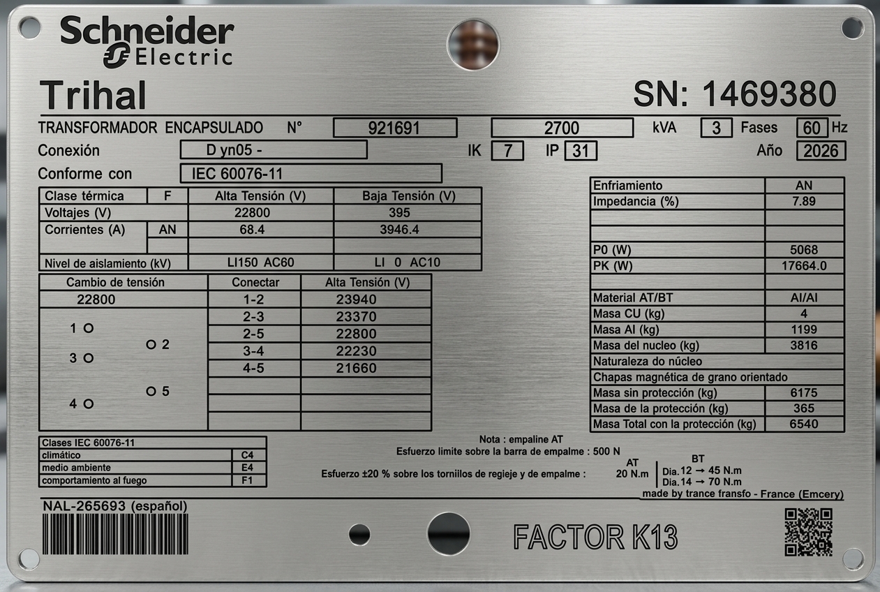 Placas Industriales para Maquinaria