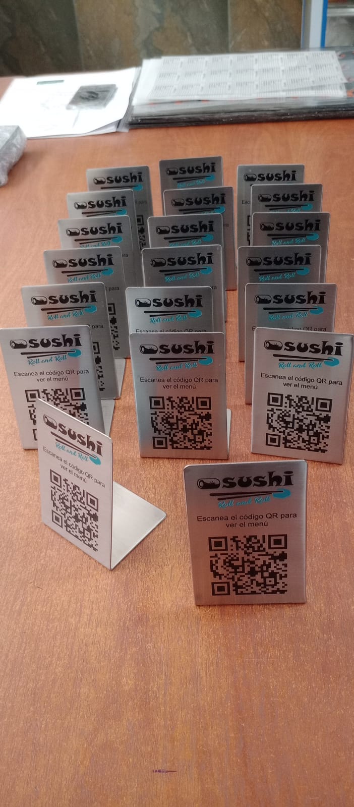 Habladores de Mesa & Menús QR